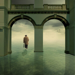 Man with an unknown destination