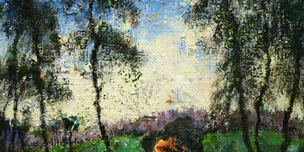 Moon and Sweat Lodge