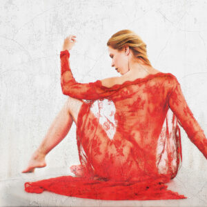 Lady in red
