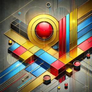 Miko-Digipainting 0269 Abstract Geometric Industrial 2024