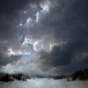 Dreigende lucht op Ameland