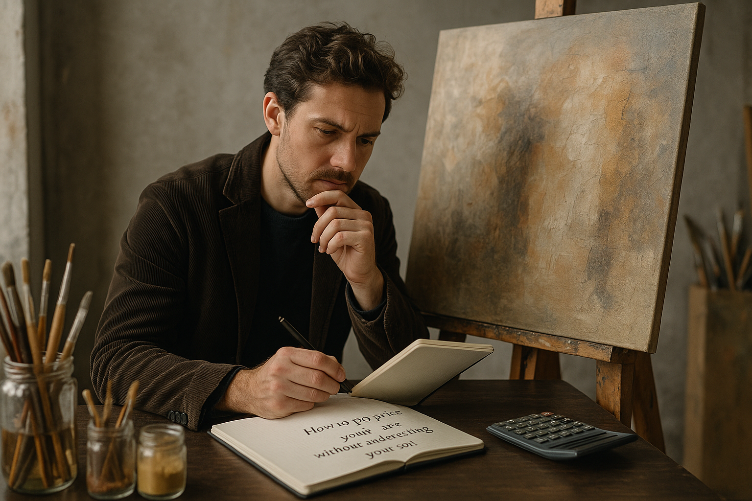 Editorial art image for article: How to price your art without underselling yourself