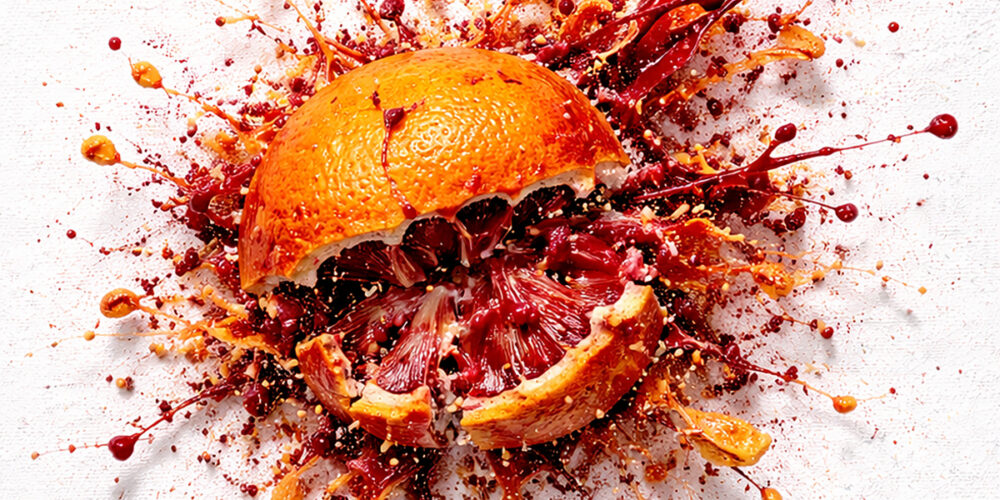 Explosión liberadora de la artista —“la naranja”