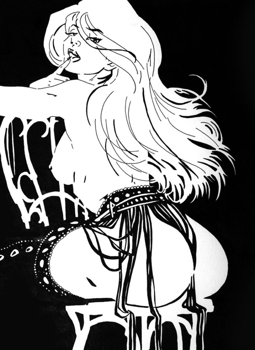 Leather lady